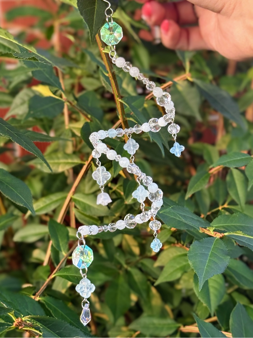 Aquamarine Spiral Suncatcher